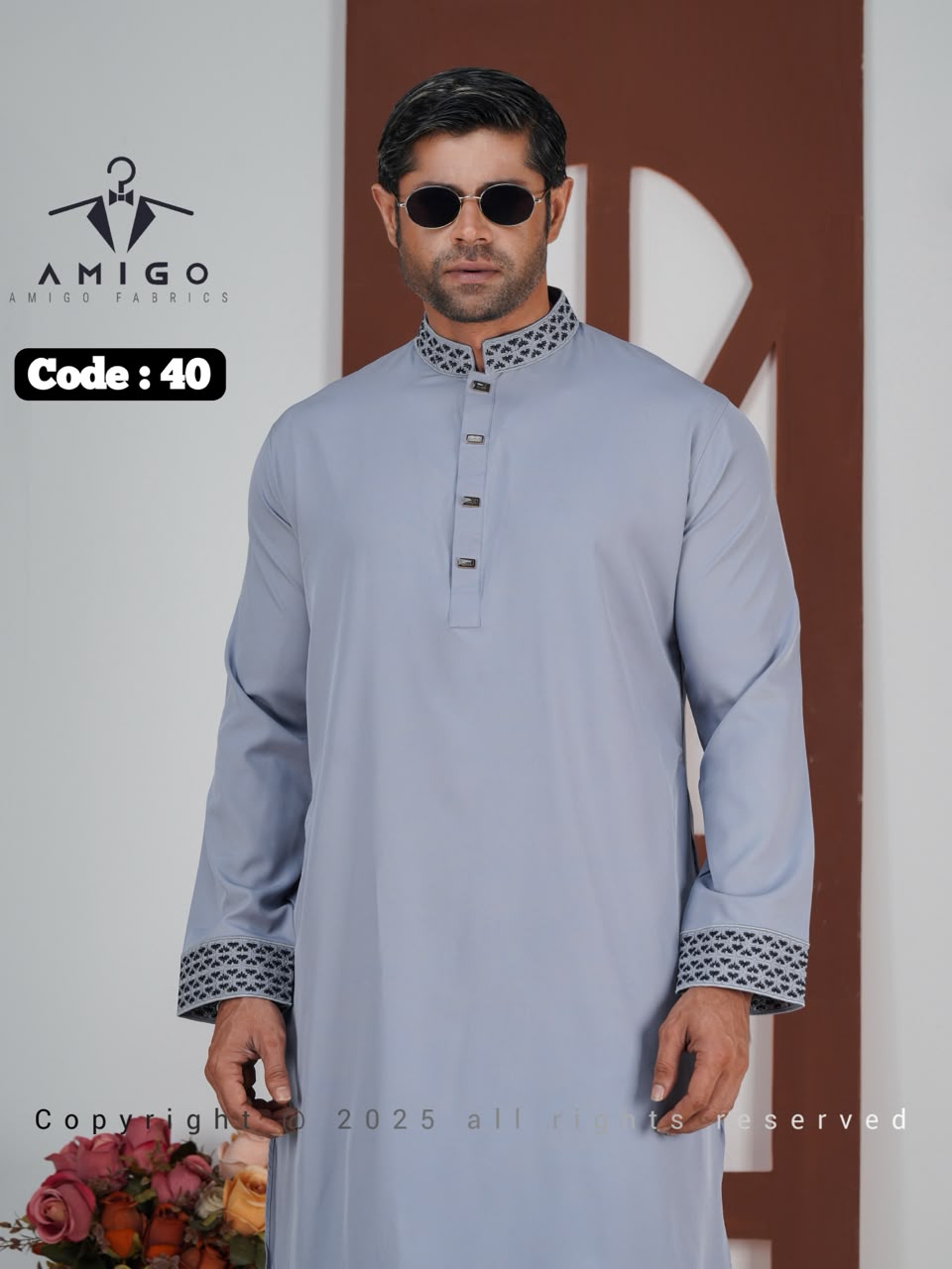 China Macro Stitch, Premium Quality -| Code- 40 ash colour